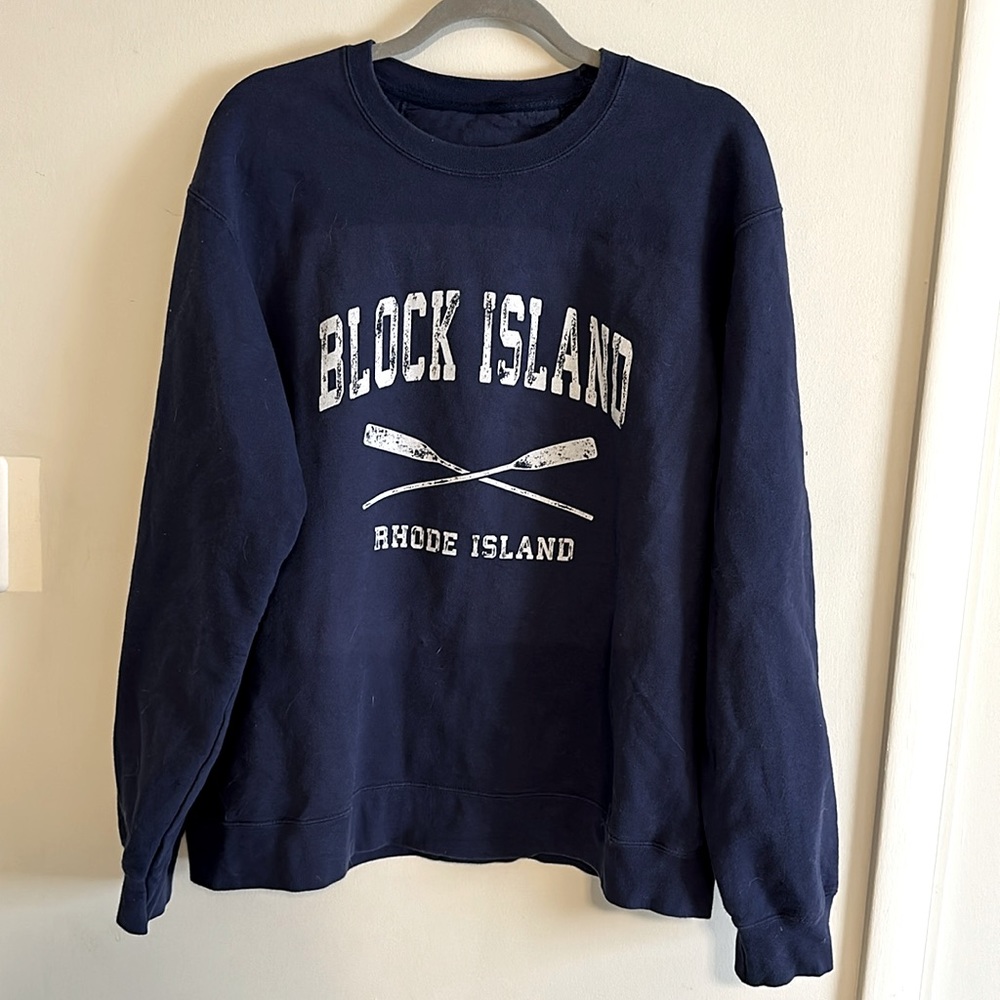 Block Island vintage crew neck sweatshirt
